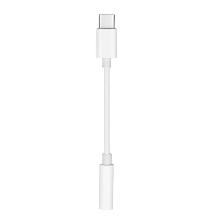 Аудио адаптер USB тип C към жак 3,5 мм, бял
