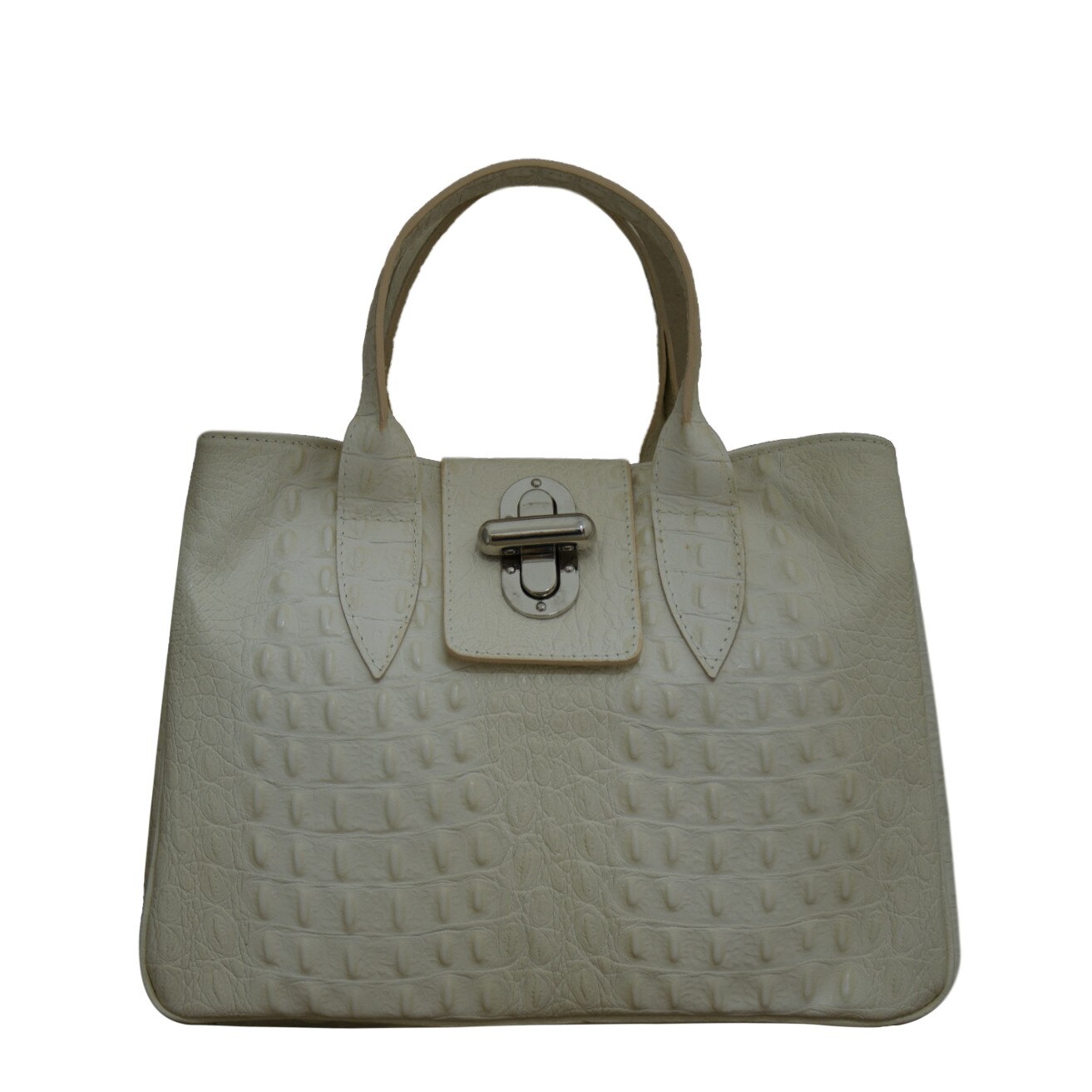 Geanta office de dama din piele naturala, Mona 3, bej