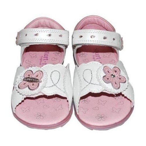 Sandale PETUNIA WHITE, Start-rite, Alb/Roz