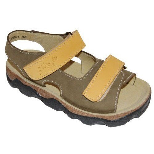 Sandale CLAC BAMBOU, Little Mary, Maro/Camel, 27