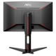 Monitor Curbat Gaming LED MVA AOC 23.6", Full HD, 144Hz, 1 ms, FreeSync, Display Port, Negru-Rosu, C24G1