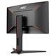 Monitor Curbat Gaming LED MVA AOC 23.6", Full HD, 144Hz, 1 ms, FreeSync, Display Port, Negru-Rosu, C24G1