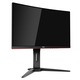 Monitor Curbat Gaming LED MVA AOC 23.6", Full HD, 144Hz, 1 ms, FreeSync, Display Port, Negru-Rosu, C24G1