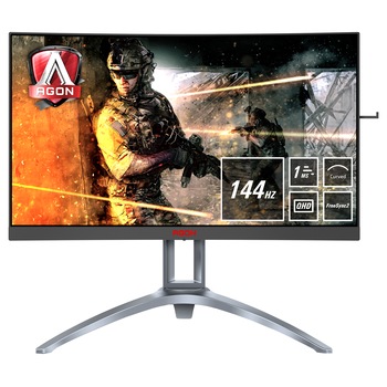 Monitor Curbat Gaming QLED VA AOC Agon 27 Monitor Curbat Gaming QLED VA AOC Agon 27