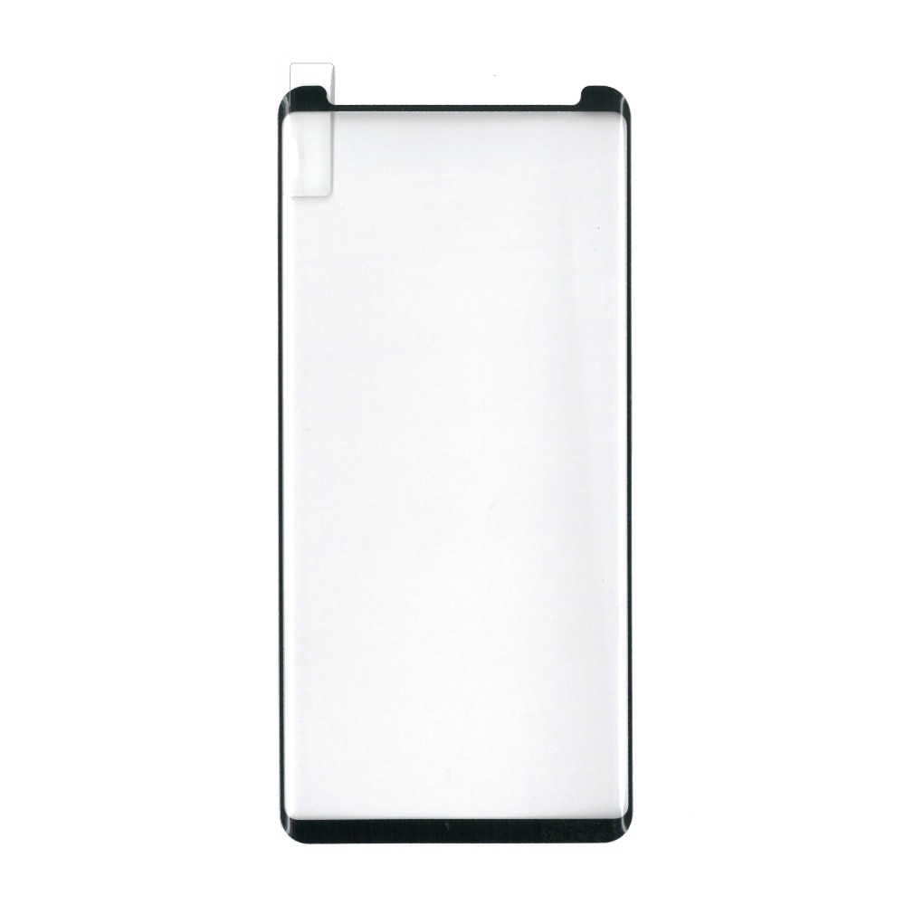 Folie sticla full size cu adeziv pe toata suprafata, EuroCELL pentru Samsung Galaxy S9, negru