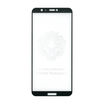 Folie sticla full size cu adeziv pe toata suprafata, EuroCELL, pentru Huawei P Smart, negru Folie sticla full size cu adeziv pe toata suprafata, EuroCELL, pentru Huawei P Smart, negru