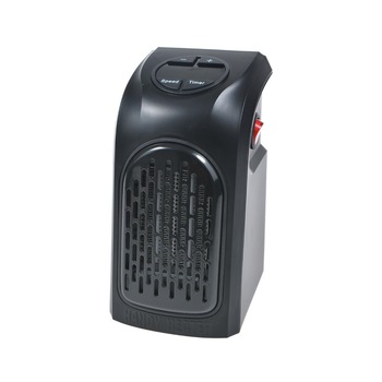 Aeroterma portabila pentru priza, radiator cu termostat si functie de programare, 370 W Aeroterma portabila pentru priza, radiator cu termostat si functie de programare, 370 W