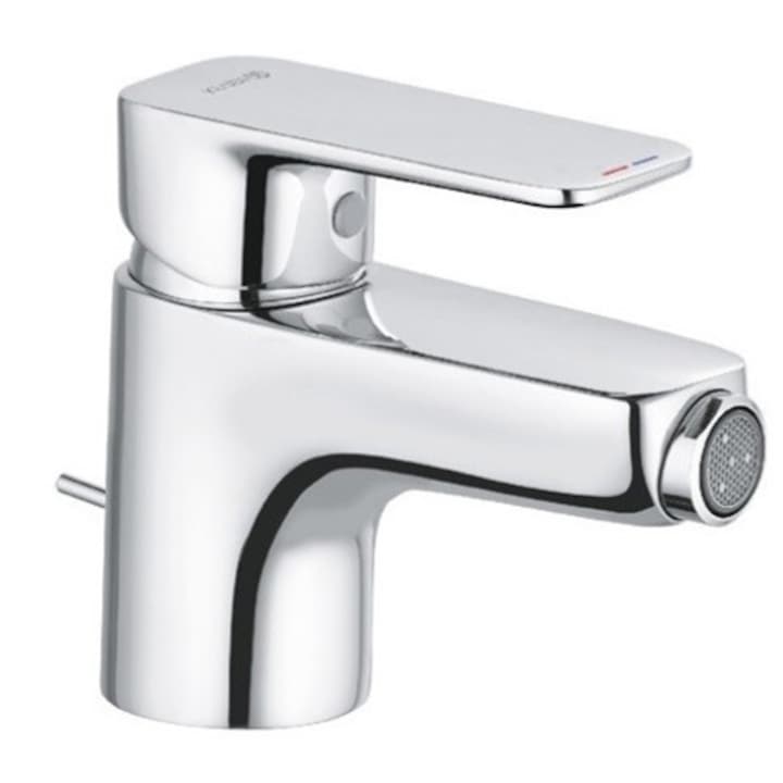 Смесител за биде Kludi Pure&Style, Смесител, Керамичен патрон, Хромирана