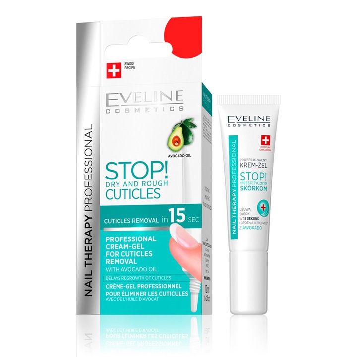 Tratament pentru indepartare cuticule Eveline, 12 ml