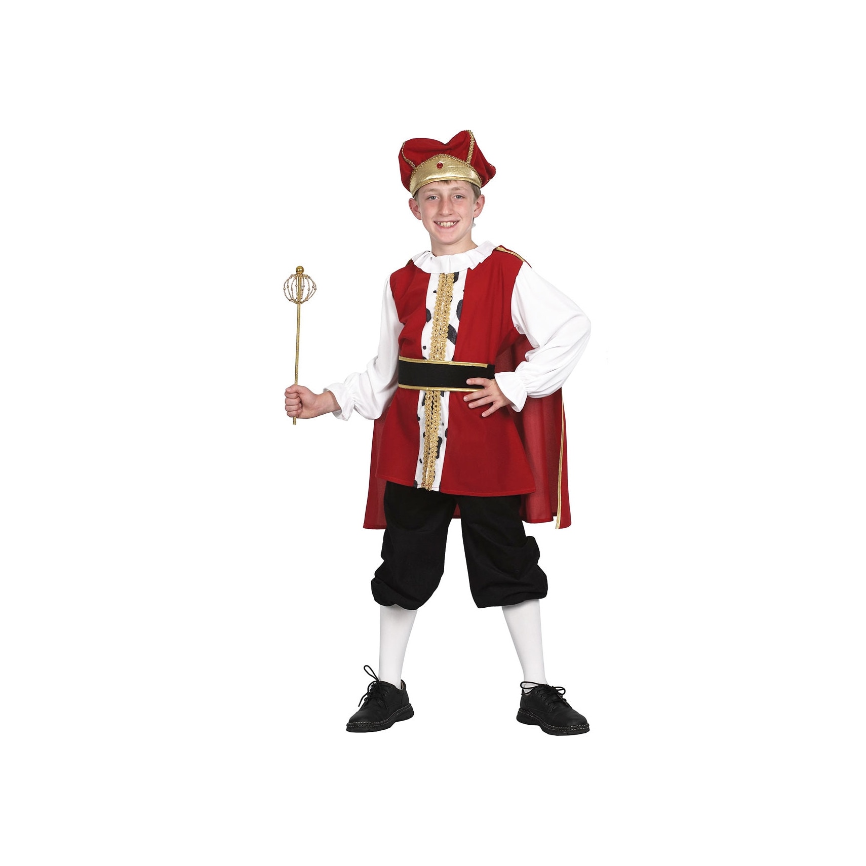 Costum carnaval baieti Rege,Print ,8-10ani, Funny Party Shop