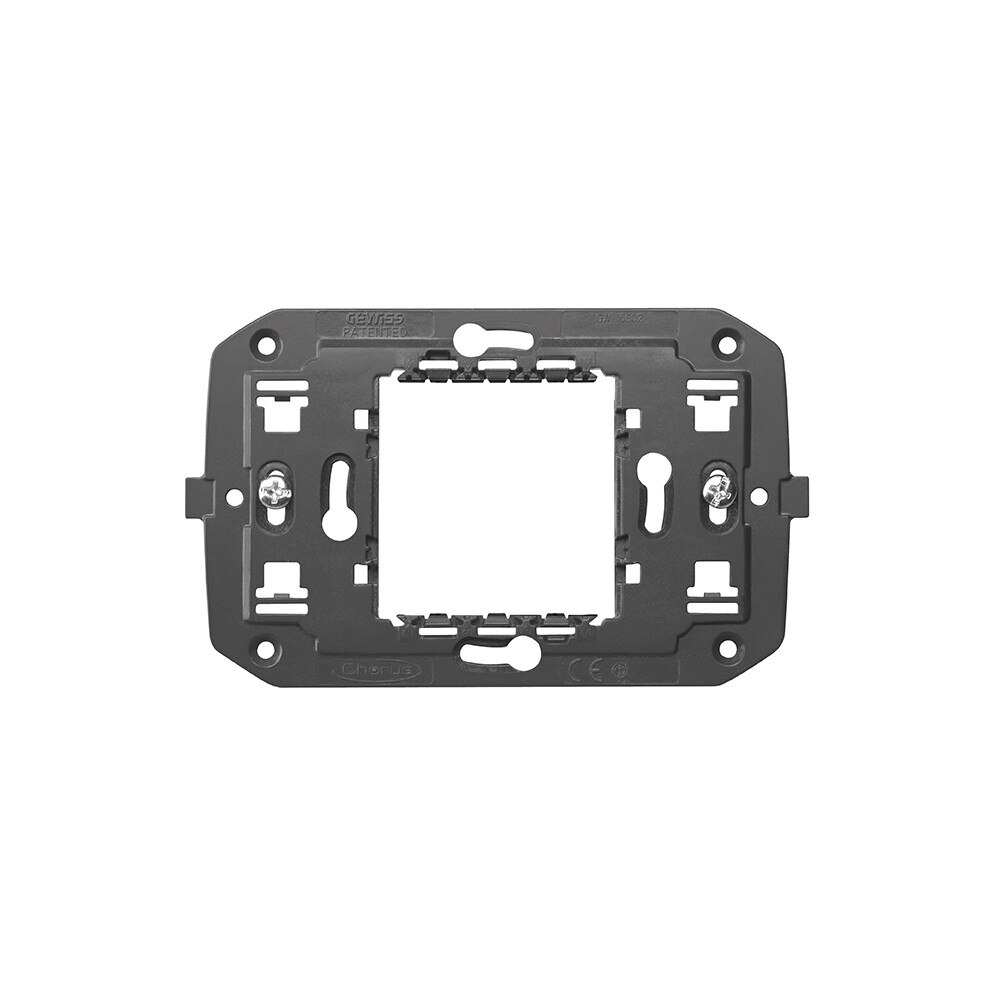 Suport pentru sistemul de 3 rame, standard italian, Gewiss, gama Chorus,GW16803
