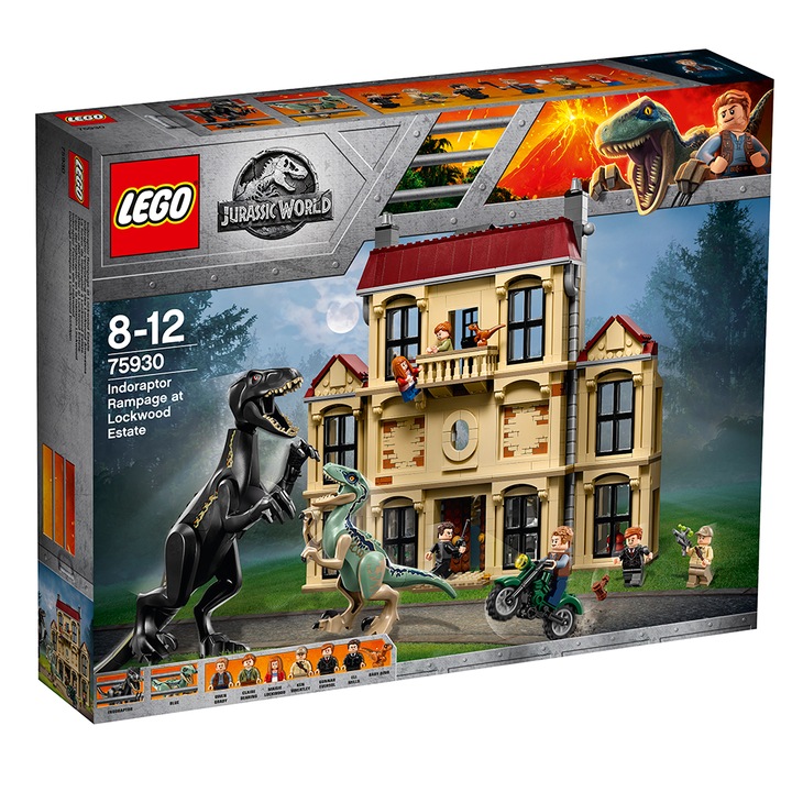 LEGO® Jurassic World Furia Indoraptorului pe mosia Lockwood 75930