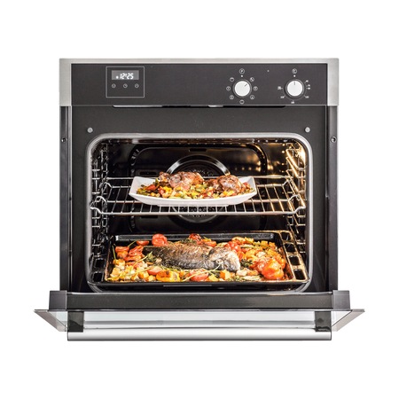 Cuptor incorporabil Dominox DO 82 M NT BK, Electric, 60 l, Clasa A, Negru