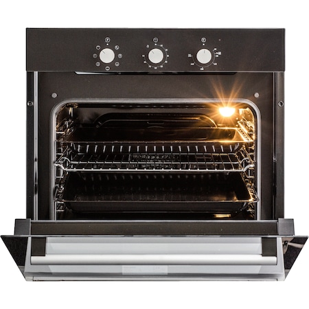 Cuptor incorporabil Dominox DO 82 M NT BK/XS, Electric, 60 l, Clasa A, Sticla neagra