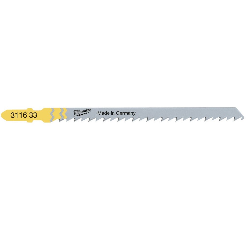 Set 5 panze pendular pentru taiere rapida in lemn T 344 D 105x4.0 mm Milwaukee