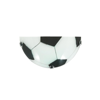 Aplica Soccer, Lampex, E27, 1×60W, Negru/Alb Aplica Soccer, Lampex, E27, 1×60W, Negru/Alb