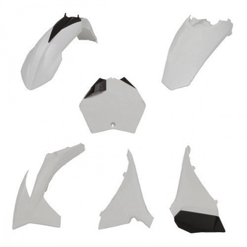 Kit plastice Polisport KTM culoare alba Kit plastice Polisport KTM culoare alba