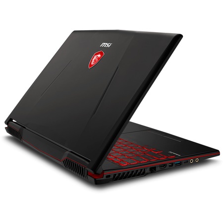 Laptop Gaming MSI GL63 8RD-287XRO cu procesor Intel® Core™ i7-8750H pana la 4.10 GHz, Coffee Lake, 15.6", Full HD, 8GB, 1TB + 128GB SSD, NVIDIA® GeForce® 1050 Ti 4GB, Free DOS, Black, Red Backlit