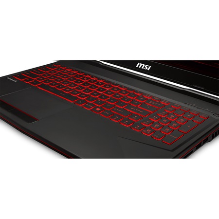 Laptop Gaming MSI GL63 8RD-287XRO cu procesor Intel® Core™ i7-8750H pana la 4.10 GHz, Coffee Lake, 15.6", Full HD, 8GB, 1TB + 128GB SSD, NVIDIA® GeForce® 1050 Ti 4GB, Free DOS, Black, Red Backlit