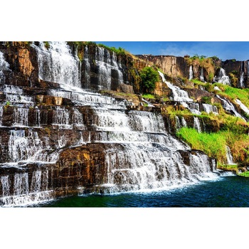 Tablou canvas Cascada in Vietnam 2, 90 x 60 cm Tablou canvas Cascada in Vietnam 2, 90 x 60 cm