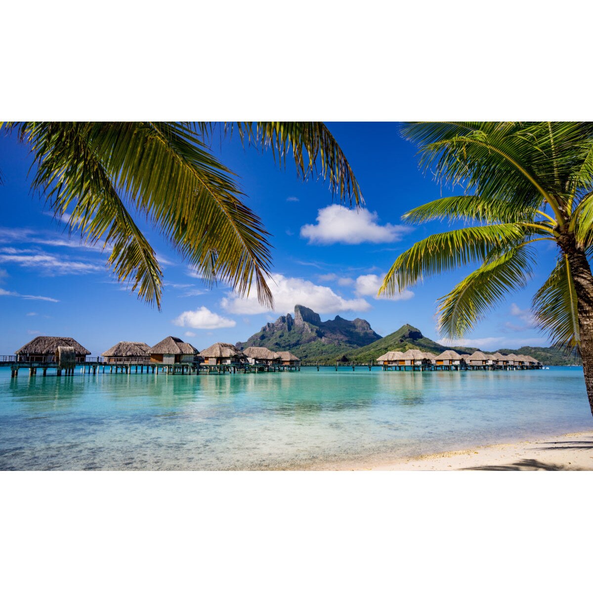 Fototapet de perete autoadeziv si lavabil Exotic Bora Bora, 270 x 200 cm