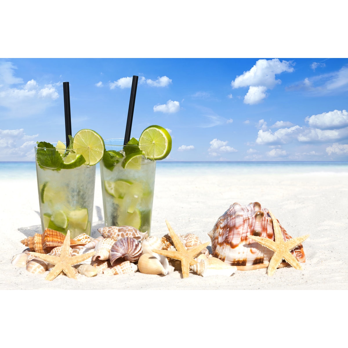 Autocolant Cocktail si fructe de mare, 220 x 135 cm