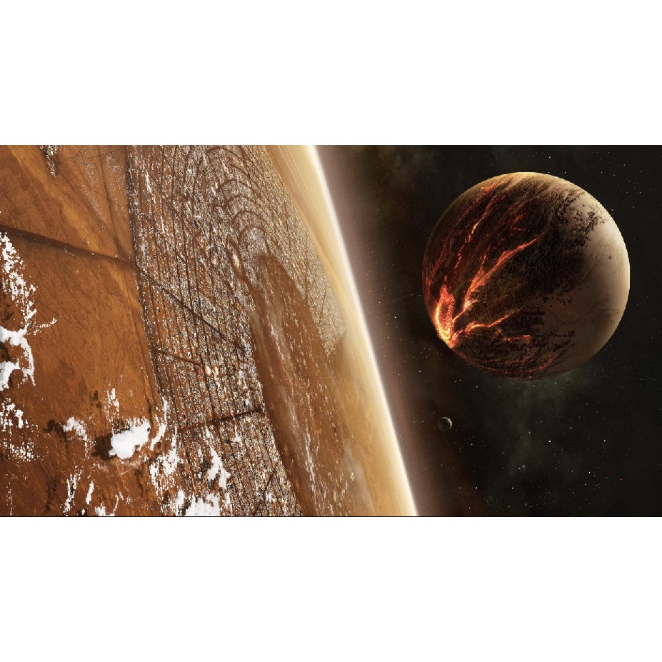 Fototapet de perete autoadeziv si lavabil Impact in univers, 220 x 135 cm