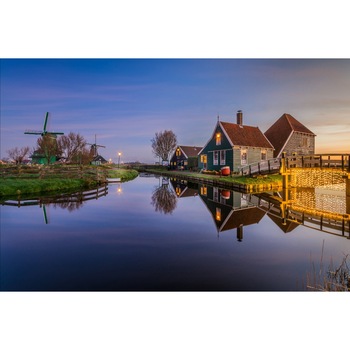 Tablou canvas Moara pe rau, 105 x 70 cm Tablou canvas Moara pe rau, 105 x 70 cm