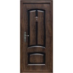 Usa Metalica De Exterior Cu Izolatie Si Vizor Novo Doors Y6002 Deschidere Dreapta 1 Yala Dimensiune 200x86 Centimetri Tabla 0 5 Balamale Si Clanta Incluse Toc De 5 Centimetri Pentru Casa Si Apartament Maron