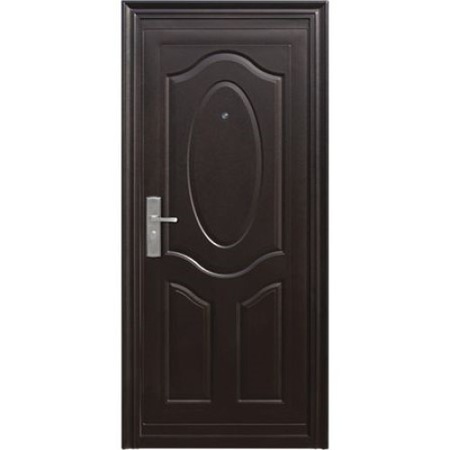 Usa Metalica De Exterior Cu Izolatie Si Vizor Novo Doors Y137 Deschidere Dreapta 1 Yala Dimensiune 200x86 Centimetri Tabla 0 5 Balamale Si Clanta Incluse Toc De 5 Centimetri Pentru Casa Si Apartament Maron