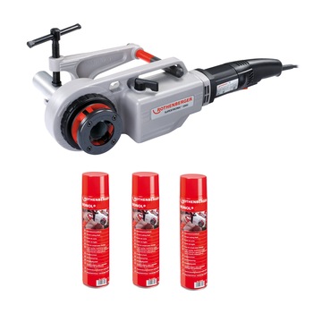 Masina de filetat electric portabil Rothenberger Supertronic 2000 + 3 spray 65008 Masina de filetat electric portabil Rothenberger Supertronic 2000 + 3 spray 65008