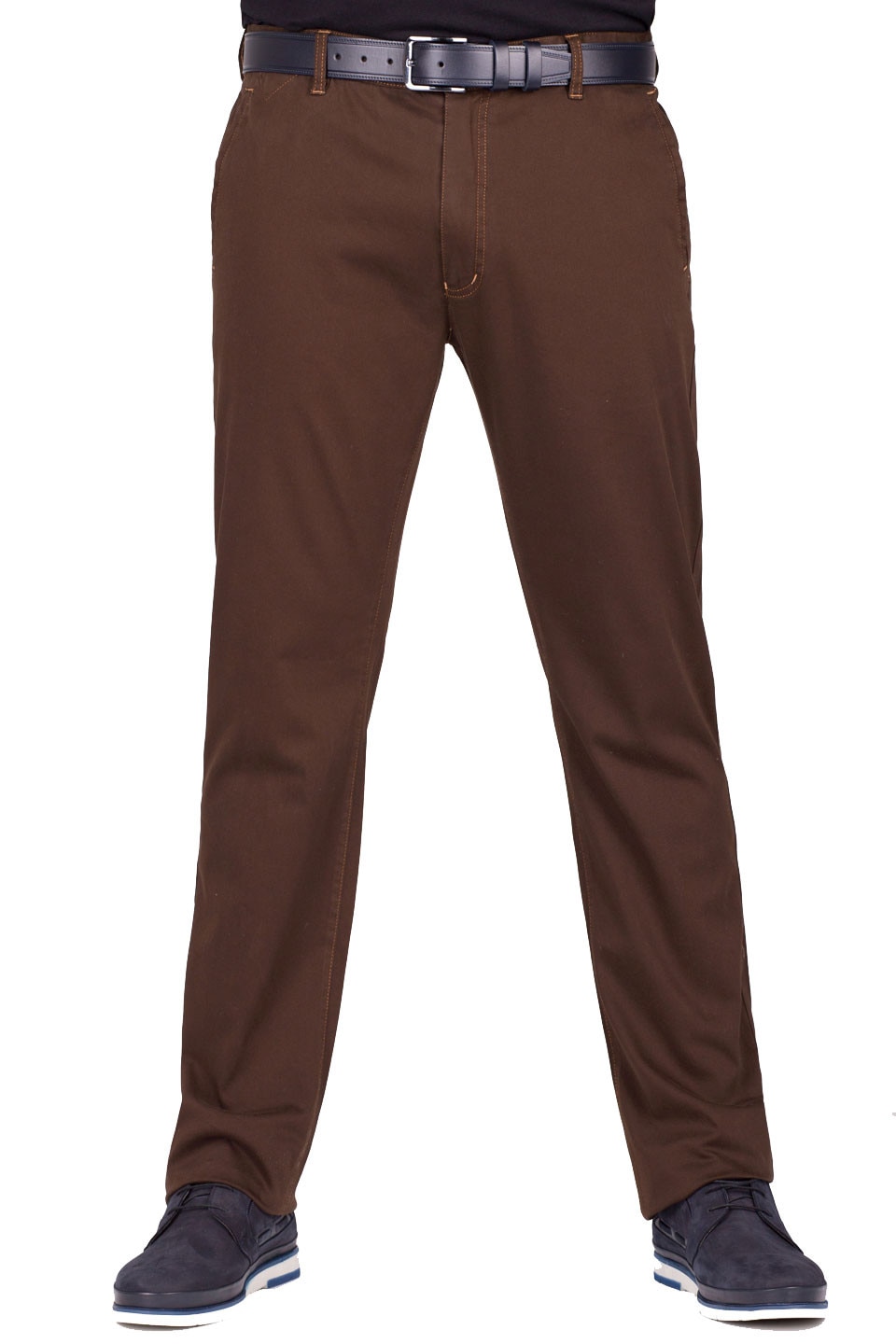 Pantaloni pentru barbati STYLER, model 63168, maro, 40 EU