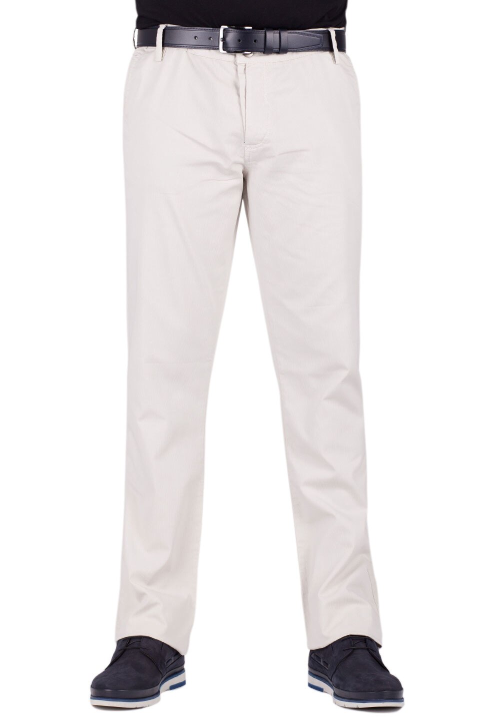 Pantaloni pentru barbati, STYLER, model 63163, alb, Alb