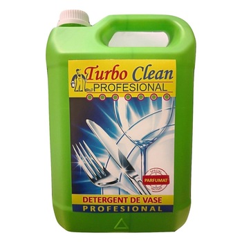 Detergent vase 5 litri super concentrat cu aroma de guma turbo Detergent vase 5 litri super concentrat cu aroma de guma turbo
