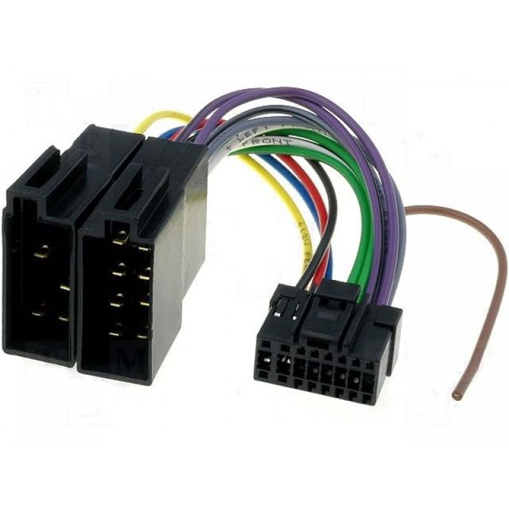 Conector audio ISO-Panasonic, Negru