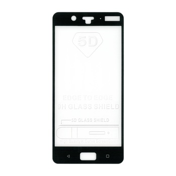 Folie sticla full size cu adeziv pe toata suprafata, EuroCELL, pentru Nokia 8, negru Folie sticla full size cu adeziv pe toata suprafata, EuroCELL, pentru Nokia 8, negru