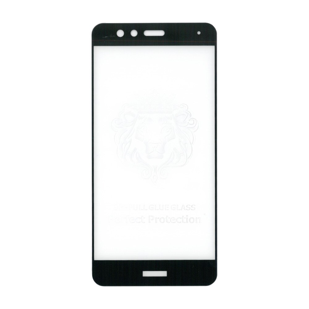 Folie sticla full size cu adeziv pe toata suprafata, EuroCELL, pentru Huawei P 10 Lite, negru
