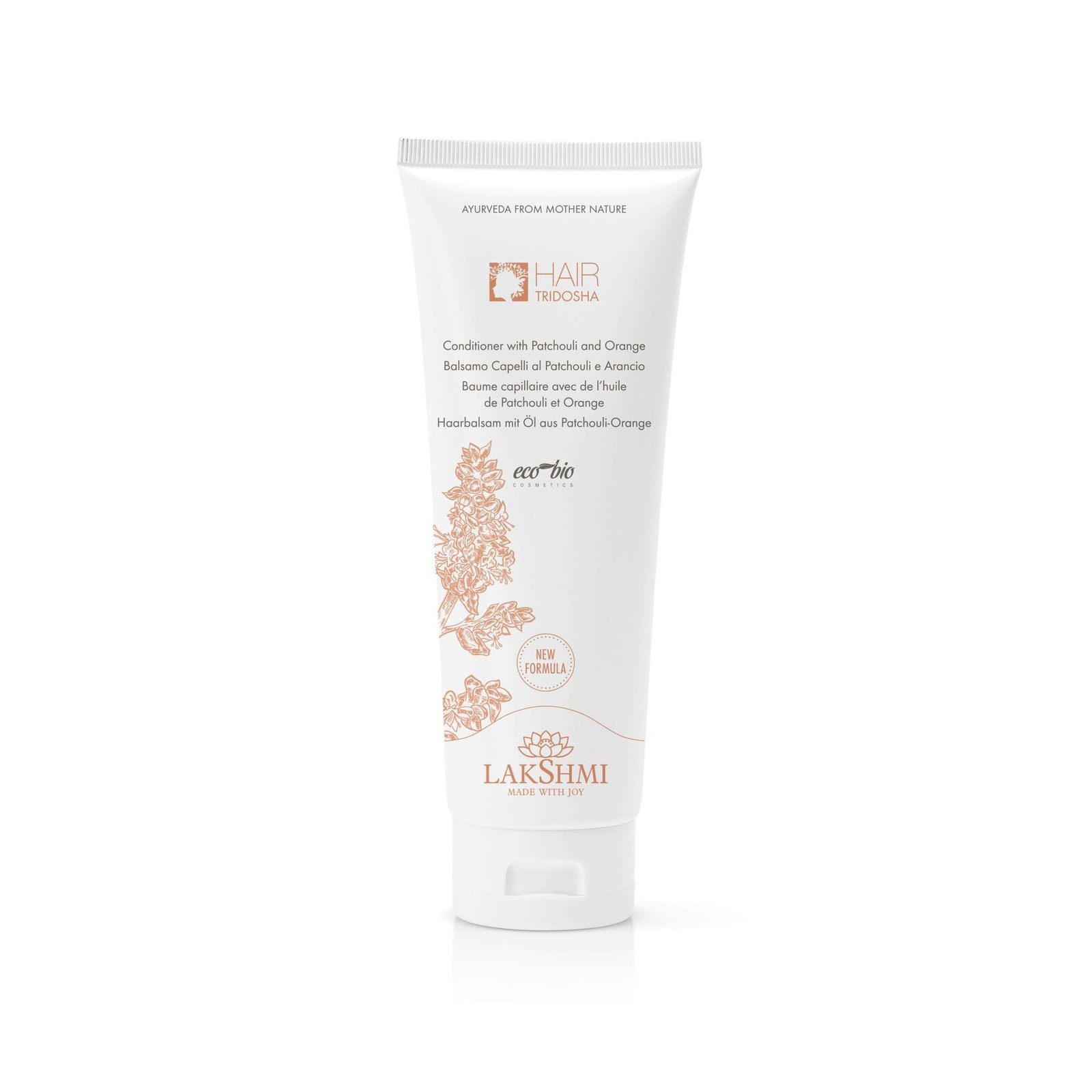 Balsam de par organic cu portocal, Lakshmi, actiune naturala, echilibrata, de curatare a scalpului si parului, ingrediente active, sigure si eficiente, biodegradabile