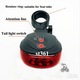 Set 3 buc., Faruri fata power beam, stop laser 5 LED, 3 moduri luminare, set kit lumini, negre