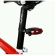 Set 3 buc., Faruri fata power beam, stop laser 5 LED, 3 moduri luminare, set kit lumini, negre