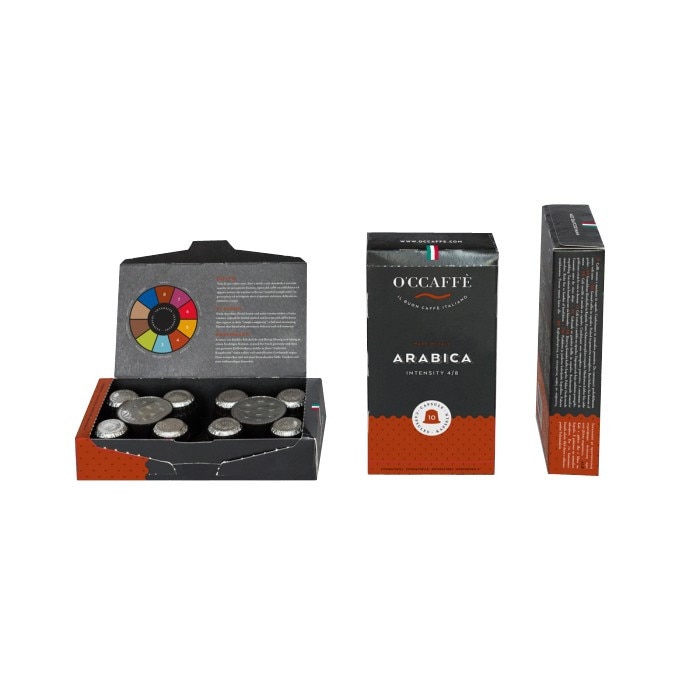 Capsule O'CCAFFE Arabica, 10 capsule, compatibile Nespresso
