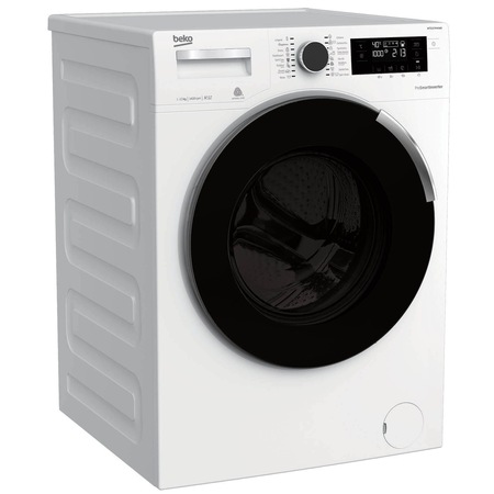 Masina de spalat rufe Beko WTE10744XW0, Premium Line, 10 kg, 1400 RPM, Optisense, MotorProSmart Inverter, Clasa A+++, 60 cm, Alb