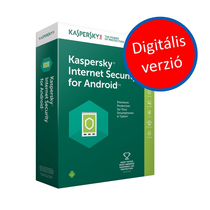 Kaspersky Internet Security Android (3 Mobil eszköz 1 év ESD) megújítás - KL1091XCCFR
