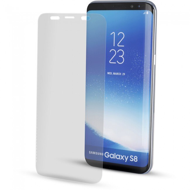Folie de protectie curbata, Sticla, 3D, Samsung Galaxy S8 BK ( G950F ), Transparenta