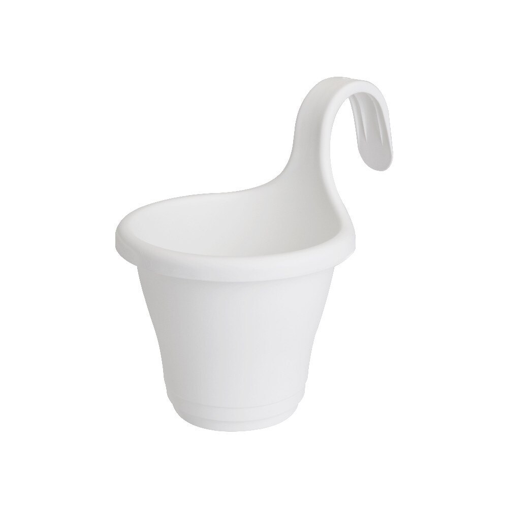 Ghiveci pentru balustrada Corsica Easy Hanger single alb