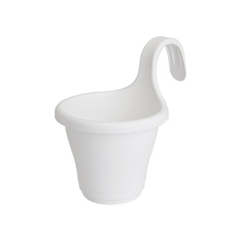 Ghiveci pentru balustrada Corsica Easy Hanger single alb Ghiveci pentru balustrada Corsica Easy Hanger single alb