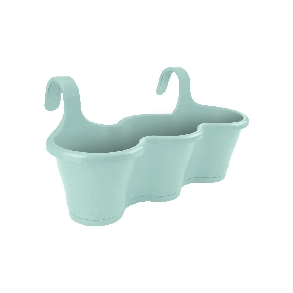 Jardiniera pentru balustrada Corsica Easy Hanger Trio menta