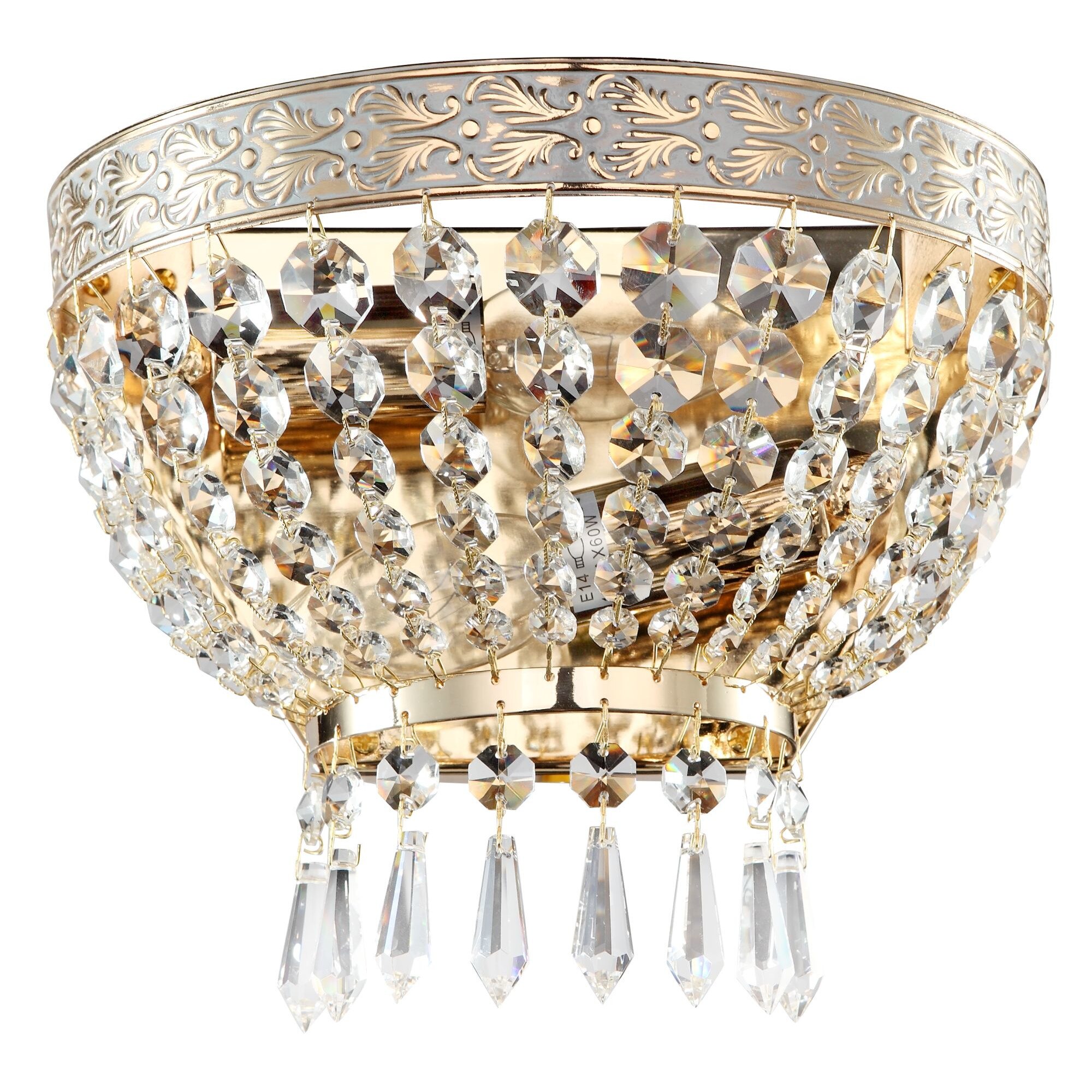 Aplica Maytoni Classic Bella Alb auriu ,2 X 60W E14