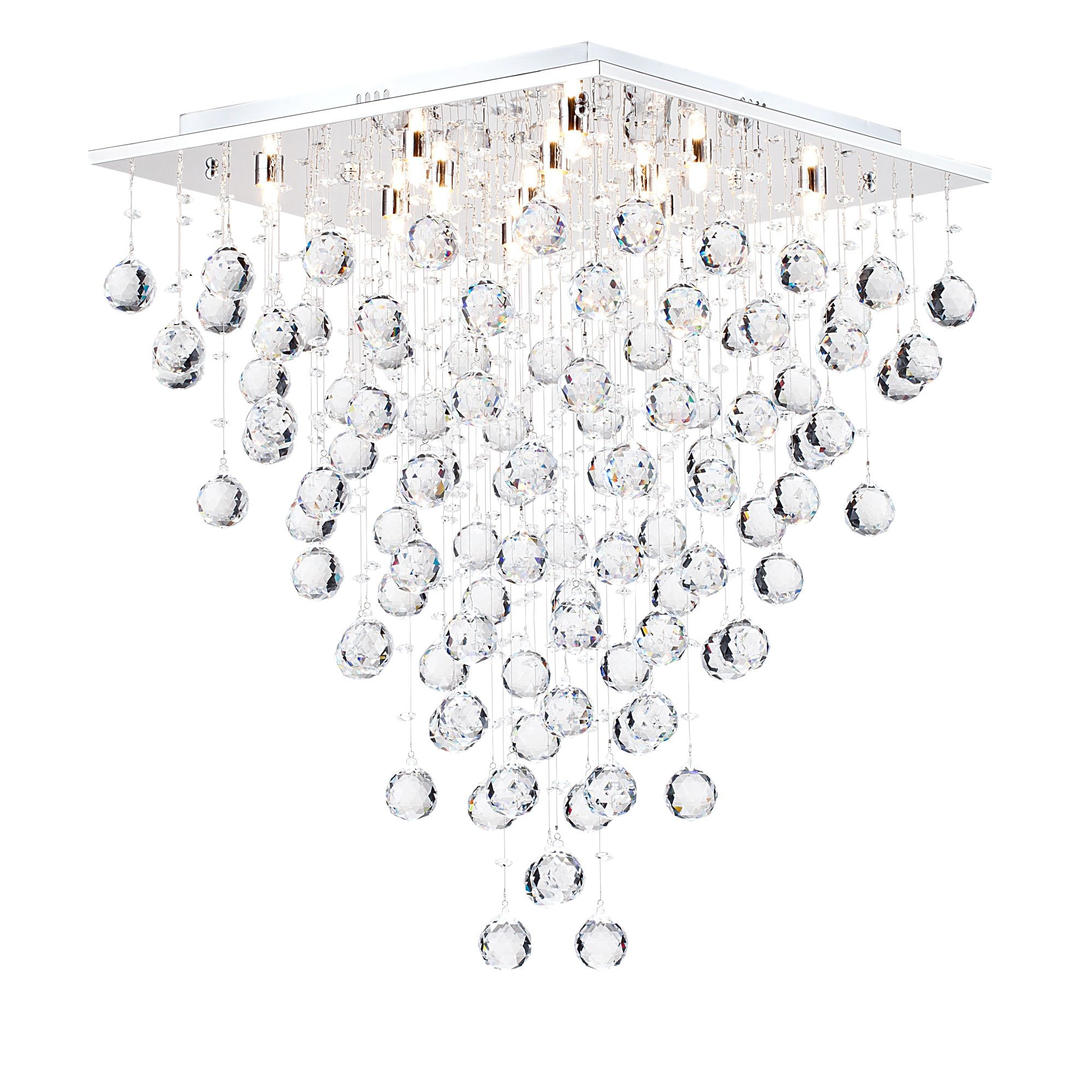 Plafoniera Maytoni Modern Swirl Nichel ,12 X 40W G9