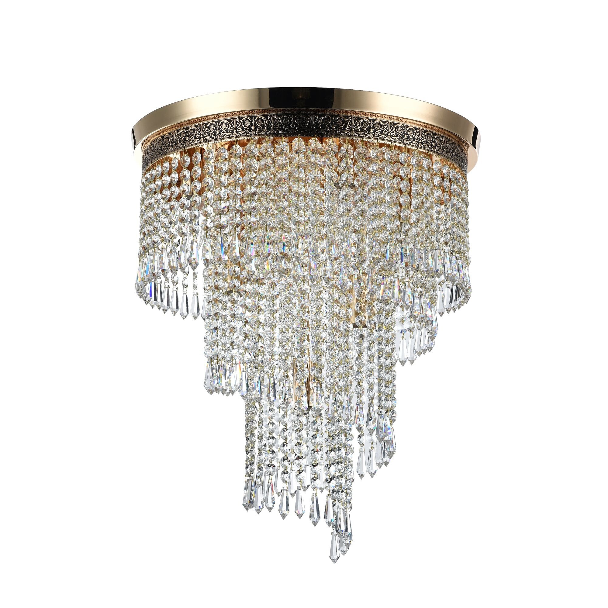Plafoniera Maytoni Classic Cascade Auriu ,7 X 60W E14